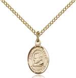 St. John Bosco Medal<br/>9055 Oval, Gold Filled