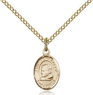 St. John Bosco Medal<br/>9055 Oval, Gold Filled