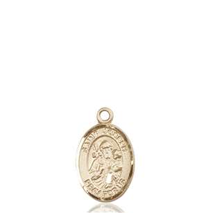 St. Joseph Medal<br/>9058 Oval, 14kt Gold