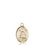 St. Joshua Medal<br/>9059 Oval, 14kt Gold