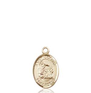 St. Joshua Medal<br/>9059 Oval, 14kt Gold