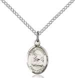 St. Joshua Medal<br/>9059 Oval, Sterling Silver