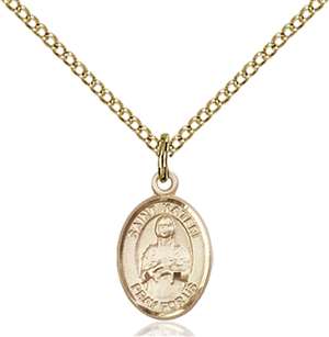 St. Kateri Medal<br/>9061 Oval, Gold Filled