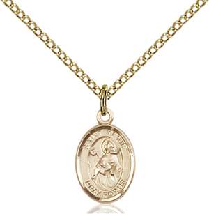 St. Kevin Medal<br/>9062 Oval, Gold Filled