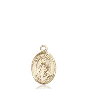 St. Lucia of Syracuse Medal<br/>9065 Oval, 14kt Gold