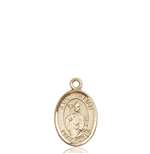 St. Kilian Medal<br/>9067 Oval, 14kt Gold