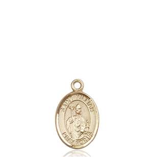 St. Kilian Medal<br/>9067 Oval, 14kt Gold