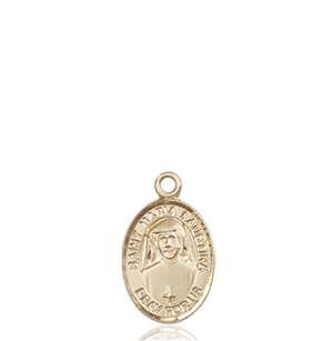 St. Maria Faustina Medal<br/>9069 Oval, 14kt Gold