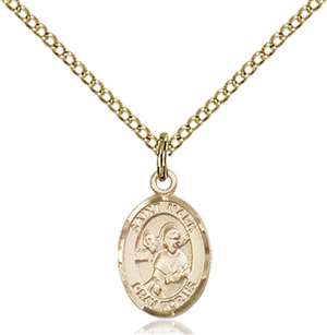St. Mark the Evangelist Medal<br/>9070 Oval, Gold Filled