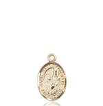 St. Mary Magdalene Medal<br/>9071 Oval, 14kt Gold