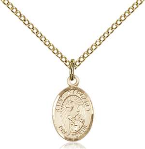 St. Margaret Mary Alacoque Medal<br/>9072 Oval, Gold Filled