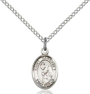 St. Margaret Mary Alacoque Medal<br/>9072 Oval, Sterling Silver