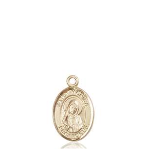 St. Monica Medal<br/>9079 Oval, 14kt Gold