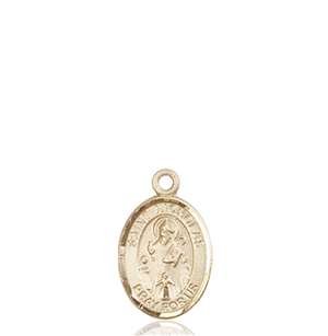 St. Nicholas Medal<br/>9080 Oval, 14kt Gold