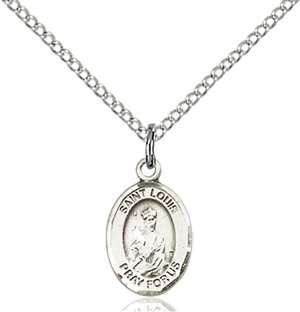 St. Louis Medal<br/>9081 Oval, Sterling Silver