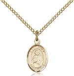 St. Philip the Apostle Medal<br/>9083 Oval, Gold Filled