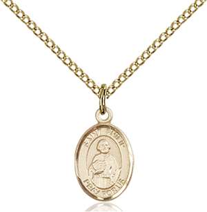 St. Philip the Apostle Medal<br/>9083 Oval, Gold Filled