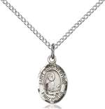 St. Bonaventure Medal<br/>9085 Oval, Sterling Silver