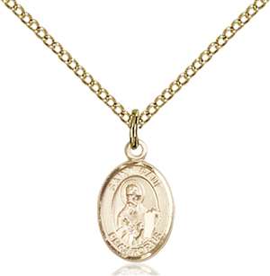 St. Paul the Apostle Medal<br/>9086 Oval, Gold Filled