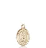 St. Peregrine Laziosi Medal<br/>9088 Oval, 14kt Gold