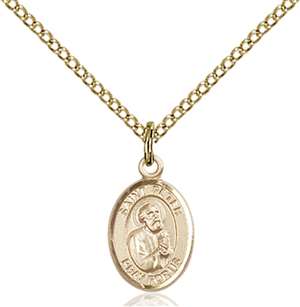 St. Peter the Apostle Medal<br/>9090 Oval, Gold Filled