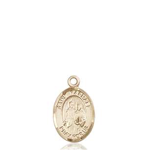 St. Raphael the Archangel Medal<br/>9092 Oval, 14kt Gold