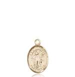 St. Richard Medal<br/>9093 Oval, 14kt Gold