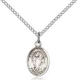 St. Richard Medal<br/>9093 Oval, Sterling Silver