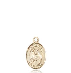 St. Rose of Lima Medal<br/>9095 Oval, 14kt Gold