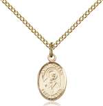 St. Robert Bellarmine Medal<br/>9096 Oval, Gold Filled