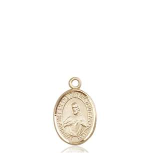 Scapular Medal<br/>9098 Oval, 14kt Gold