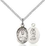 Scapular Medal<br/>9098 Oval, Sterling Silver