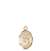 St. Sebastian Medal<br/>9100 Oval, 14kt Gold
