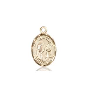 Our Lady Star of the Sea Medal<br/>9101 Oval, 14kt Gold