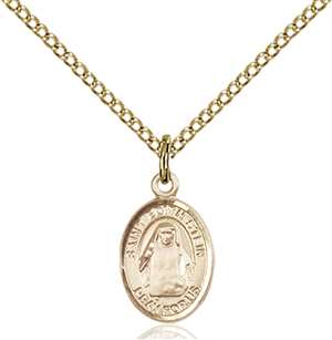 St. Edith Stein Medal<br/>9103 Oval, Gold Filled