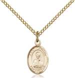 St. Timothy Medal<br/>9105 Oval, Gold Filled