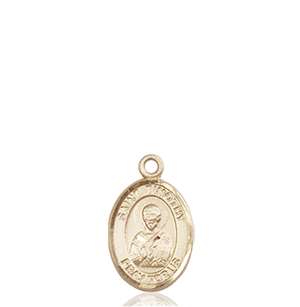 St. Timothy Medal<br/>9105 Oval, 14kt Gold