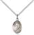 St. Theresa Medal<br/>9106 Oval, Sterling Silver