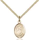 St. Thomas the Apostle Medal<br/>9107 Oval, Gold Filled