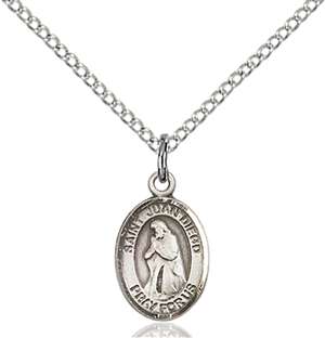 St. Juan Diego Medal<br/>9111 Oval, Sterling Silver