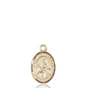 St. John of God Medal<br/>9112 Oval, 14kt Gold