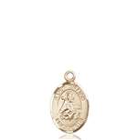St. William of Rochester Medal<br/>9114 Oval, 14kt Gold