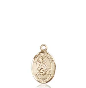 St. William of Rochester Medal<br/>9114 Oval, 14kt Gold