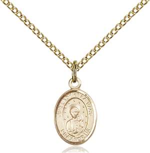 Our Lady of La Vang Medal<br/>9115 Oval, Gold Filled