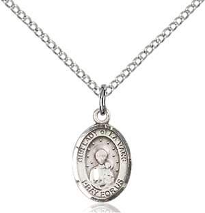 Our Lady of La Vang Medal<br/>9115 Oval, Sterling Silver