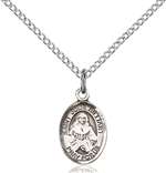 St. Julie Billiart Medal<br/>9117 Oval, Sterling Silver