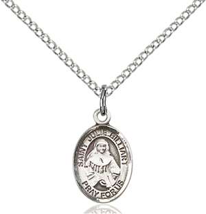 St. Julie Billiart Medal<br/>9117 Oval, Sterling Silver