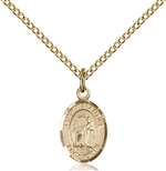 St. Valentine of Rome Medal<br/>9121 Oval, Gold Filled