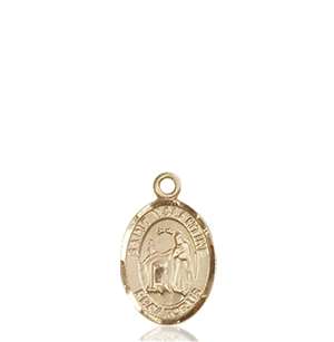 St. Valentine of Rome Medal<br/>9121 Oval, 14kt Gold