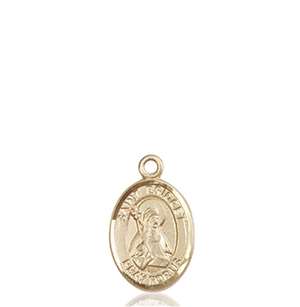 St. Bridget of Sweden Medal<br/>9122 Oval, 14kt Gold